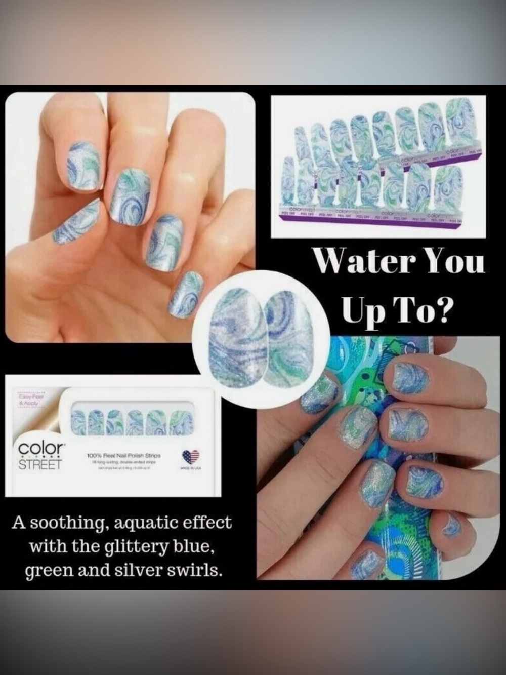 Water You Up To?: Rare Color Street Nail Polish Strips